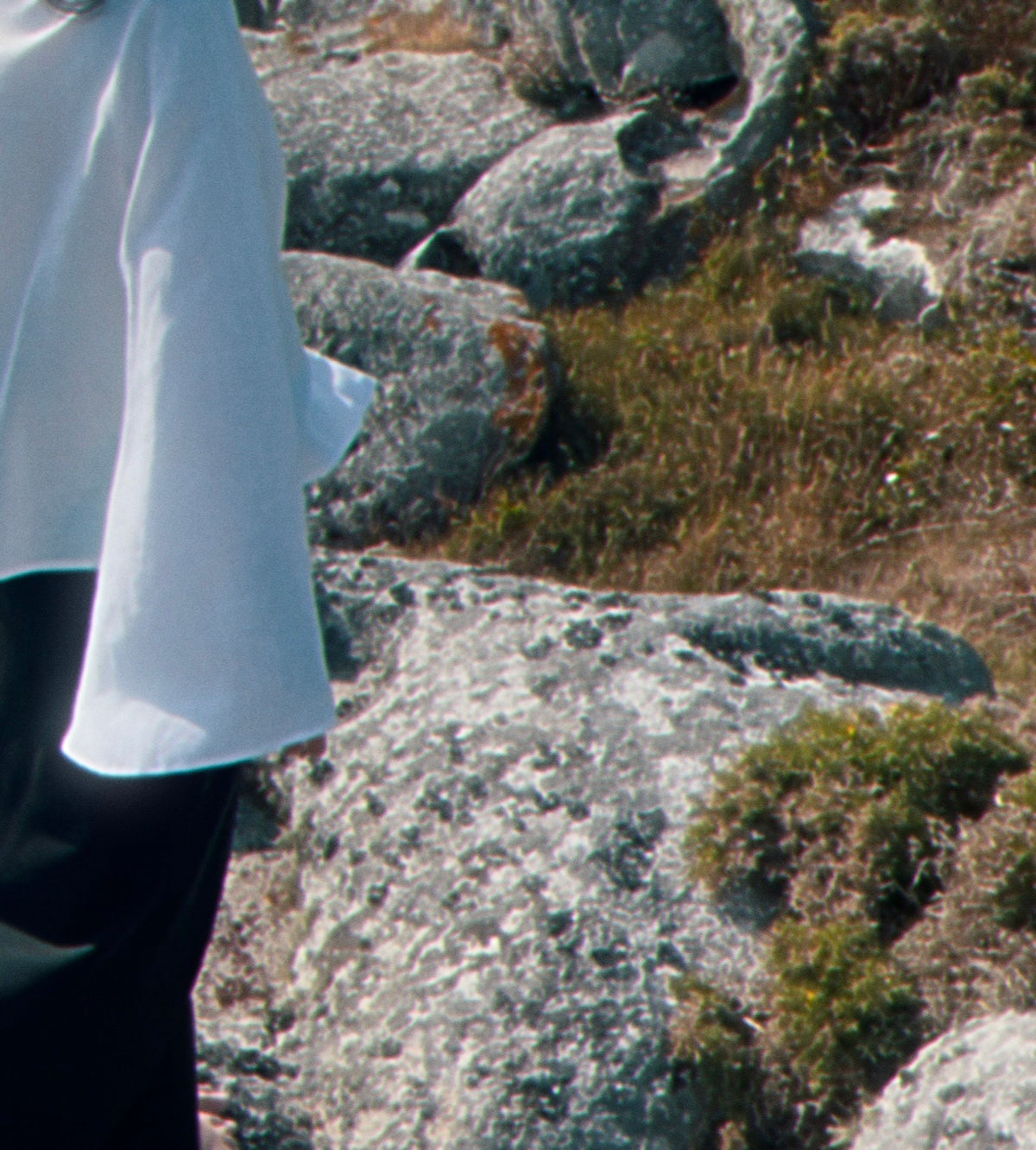 White linen blouse