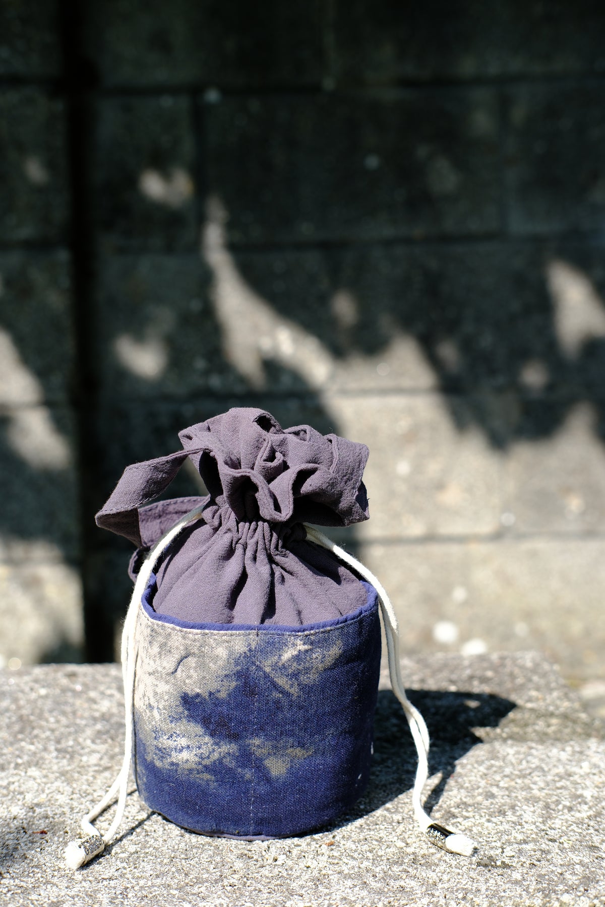East Asian Ceramic Tea Set & Statement Cotton Carrying Bag
