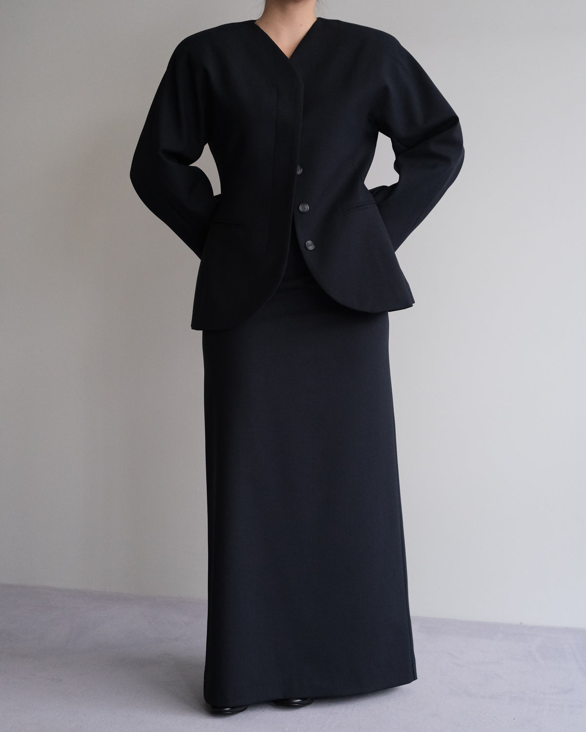 Maxi black skirt