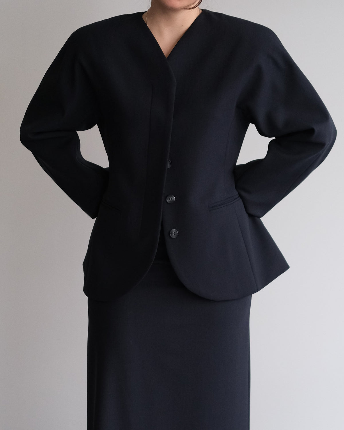 form jacket blue navy