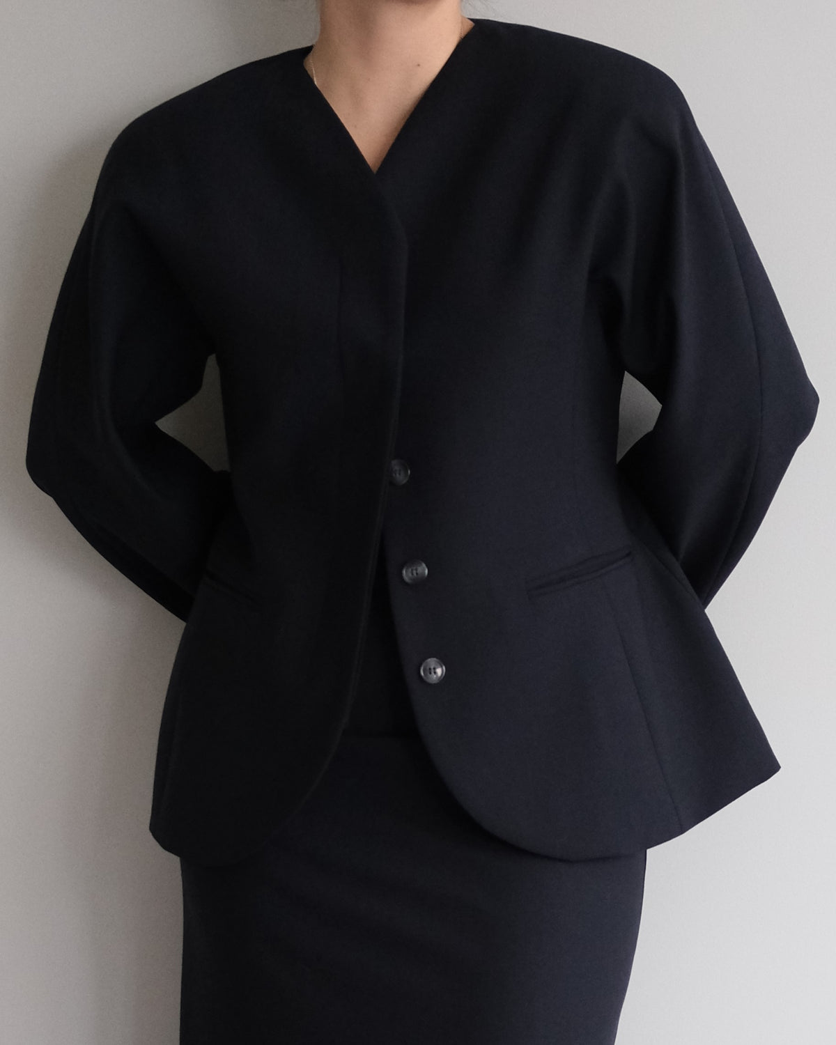 form jacket blue navy