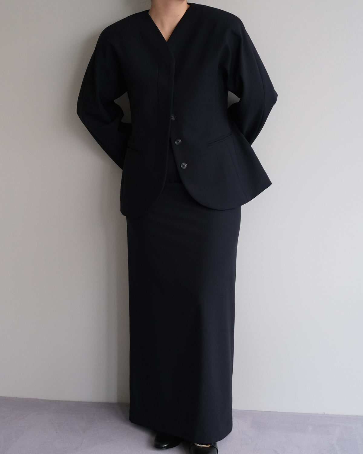 Maxi black skirt
