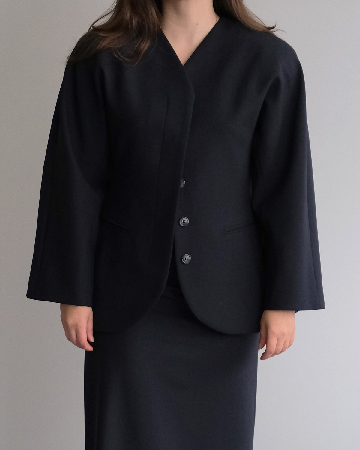 form jacket blue navy