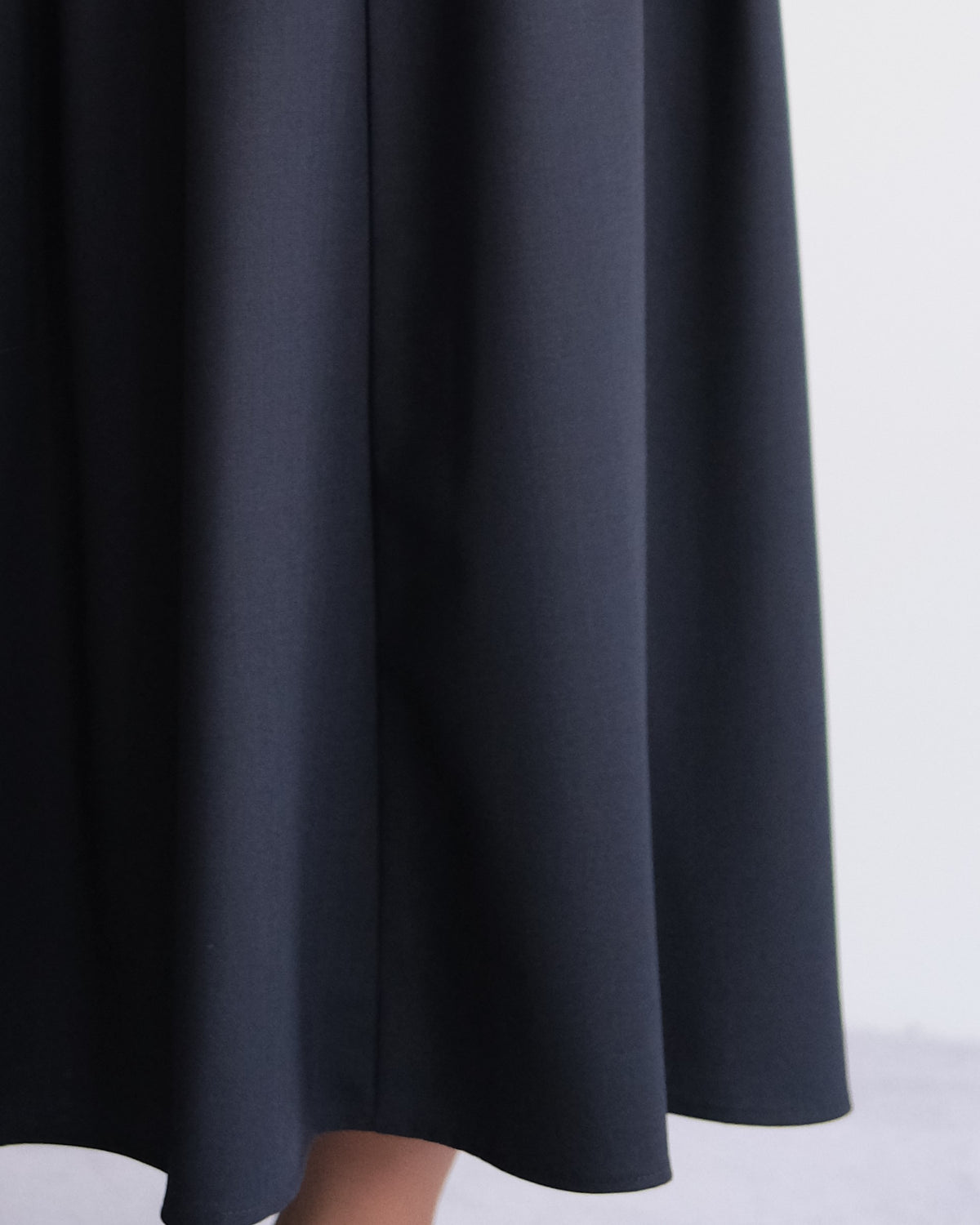 Blue navy volume skirt